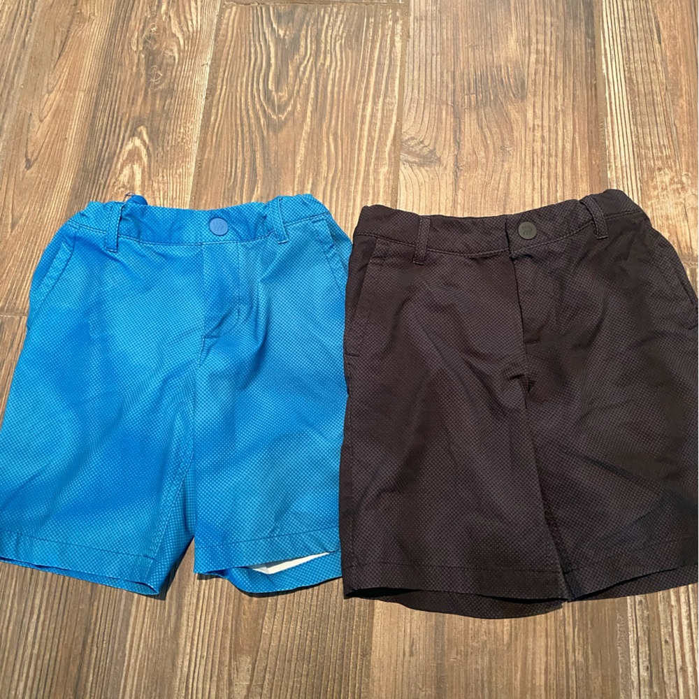 Boys size 7 All in Motion shorts, snap closure PRICE is for the SET!